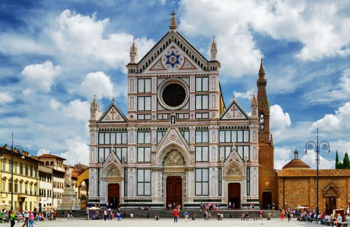 Piazza Santa Croce, una delle piazze principali di Firenze