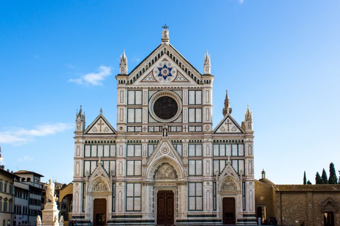 La basilica di Santa Croce a Firenze