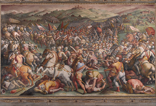 La battaglia di Marciano della Chiana a Palazzo Vecchio a Firenze