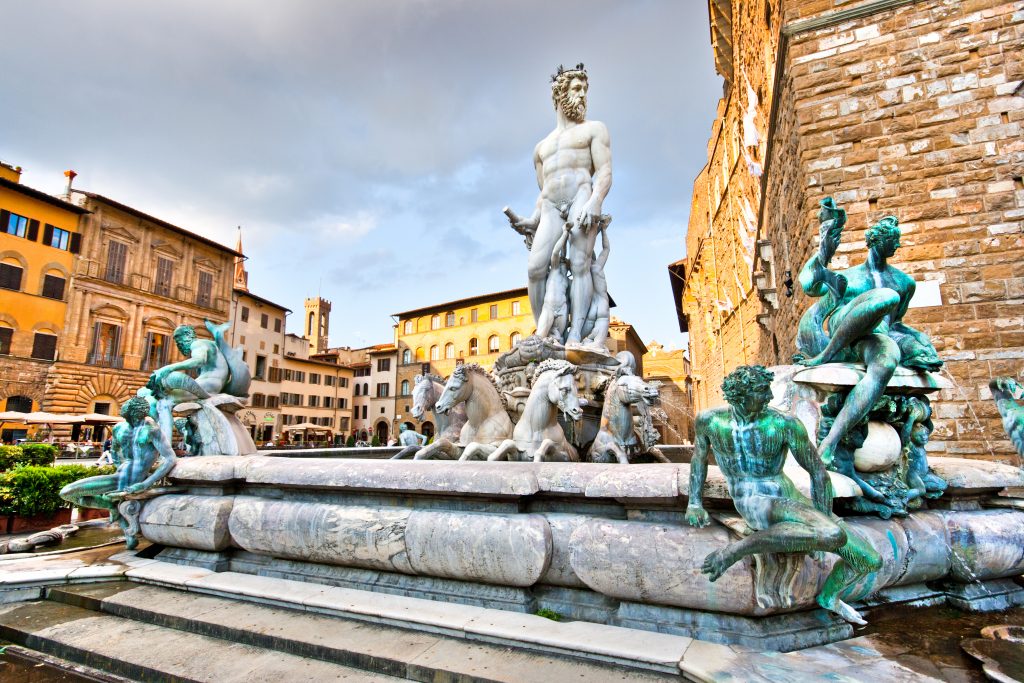 Piazza della Signoria, una delle attrazioni principali di Firenze