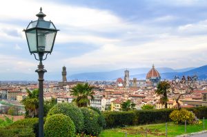 Piazzale Michelangelo, da cui si gode una superba vista su Firenze