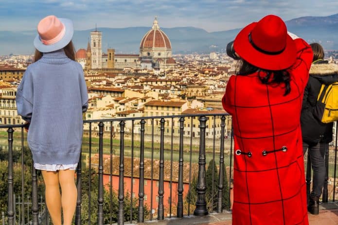 Firenze dall'alto: vista da piazzale Michelangelo