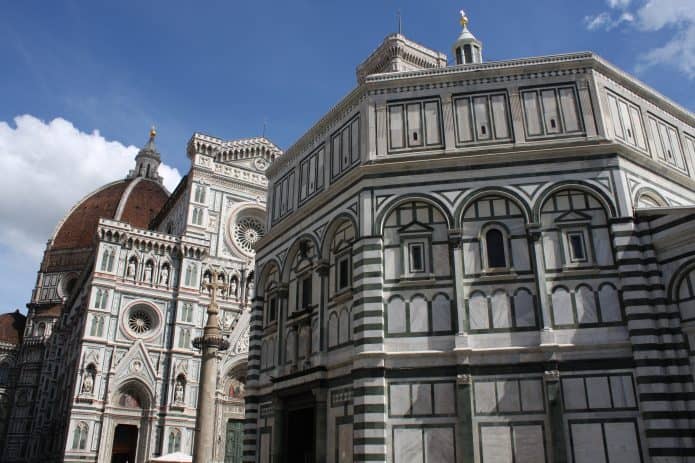 Il battistero di Firenze, una delle attrazioni più visitate